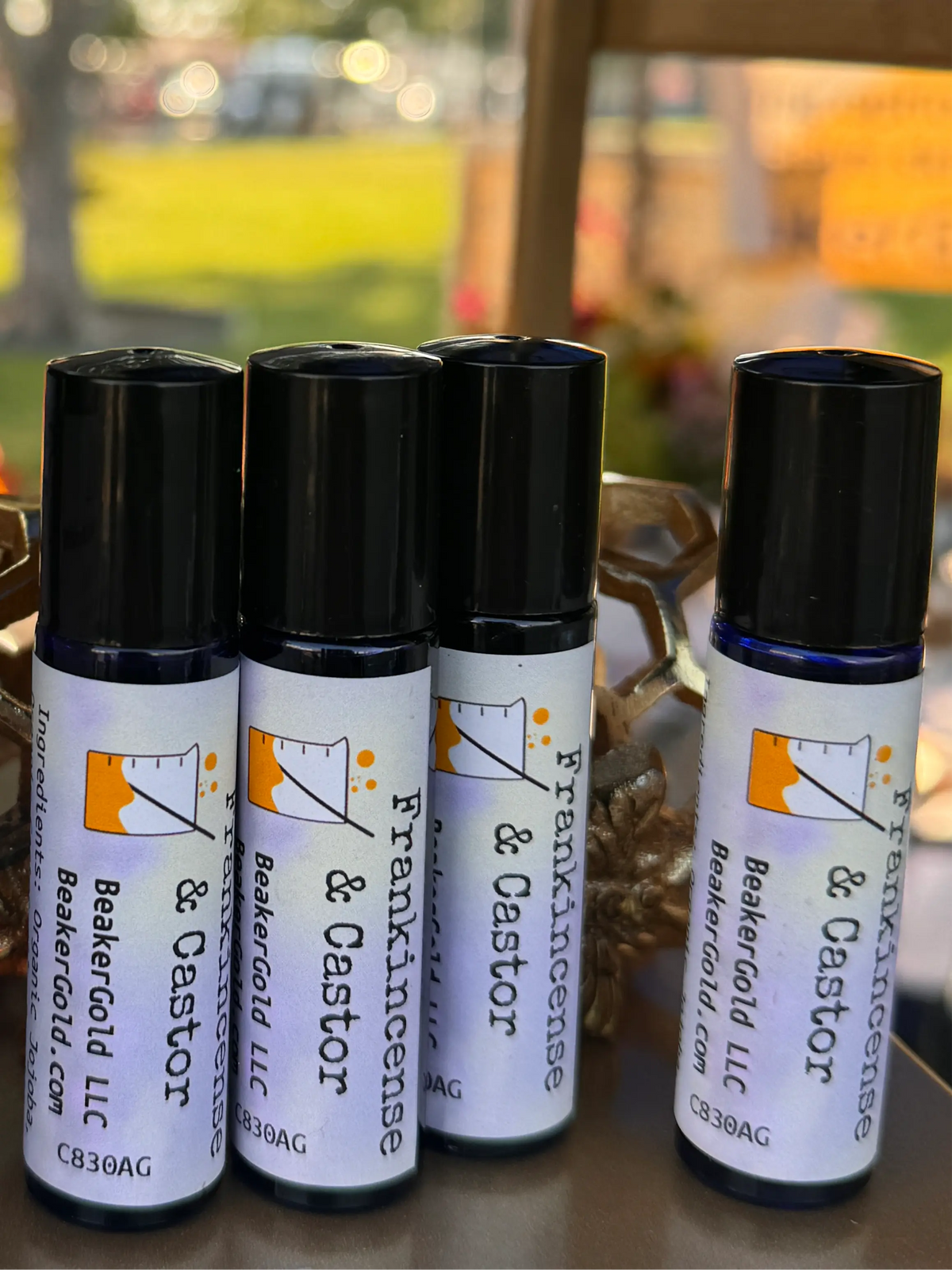 Frankincense & Castor Roller