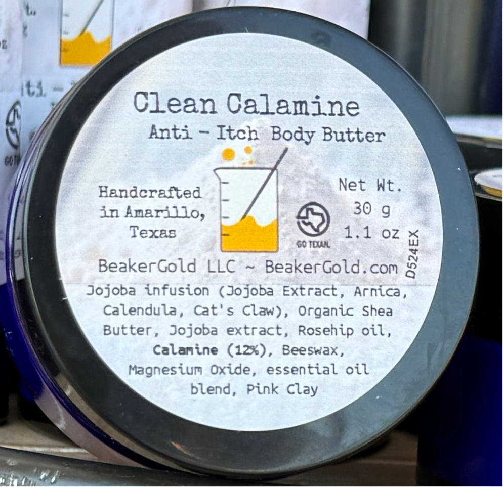 Clean Calamine Body Butter – Natural Soothing Care for Itchy, Sensitive Skin