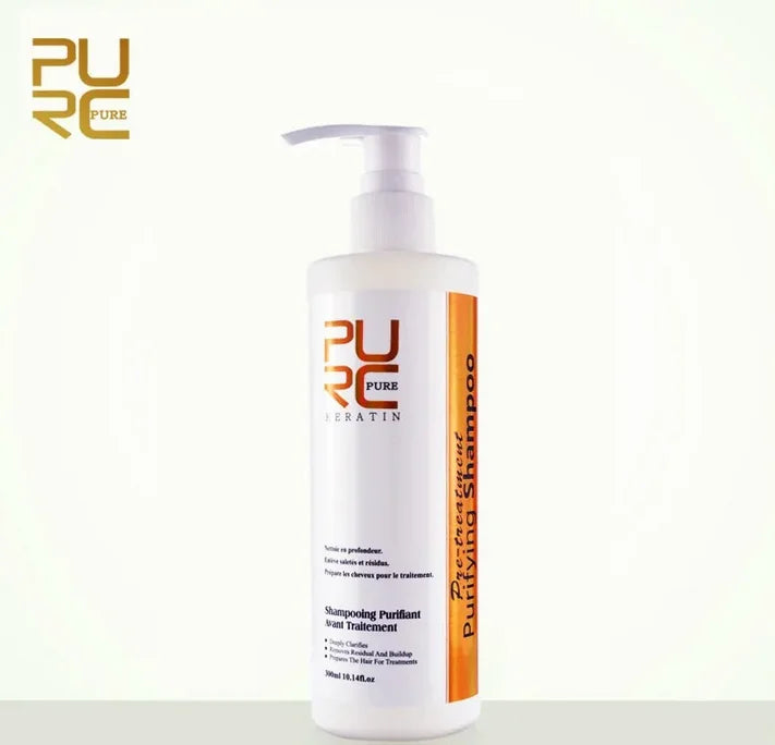 PURC Keratin Treatment Shampoo Conditioner Hair Straightening Products Smoothing Repairing Hair Mask Curly Hair Straighten Care