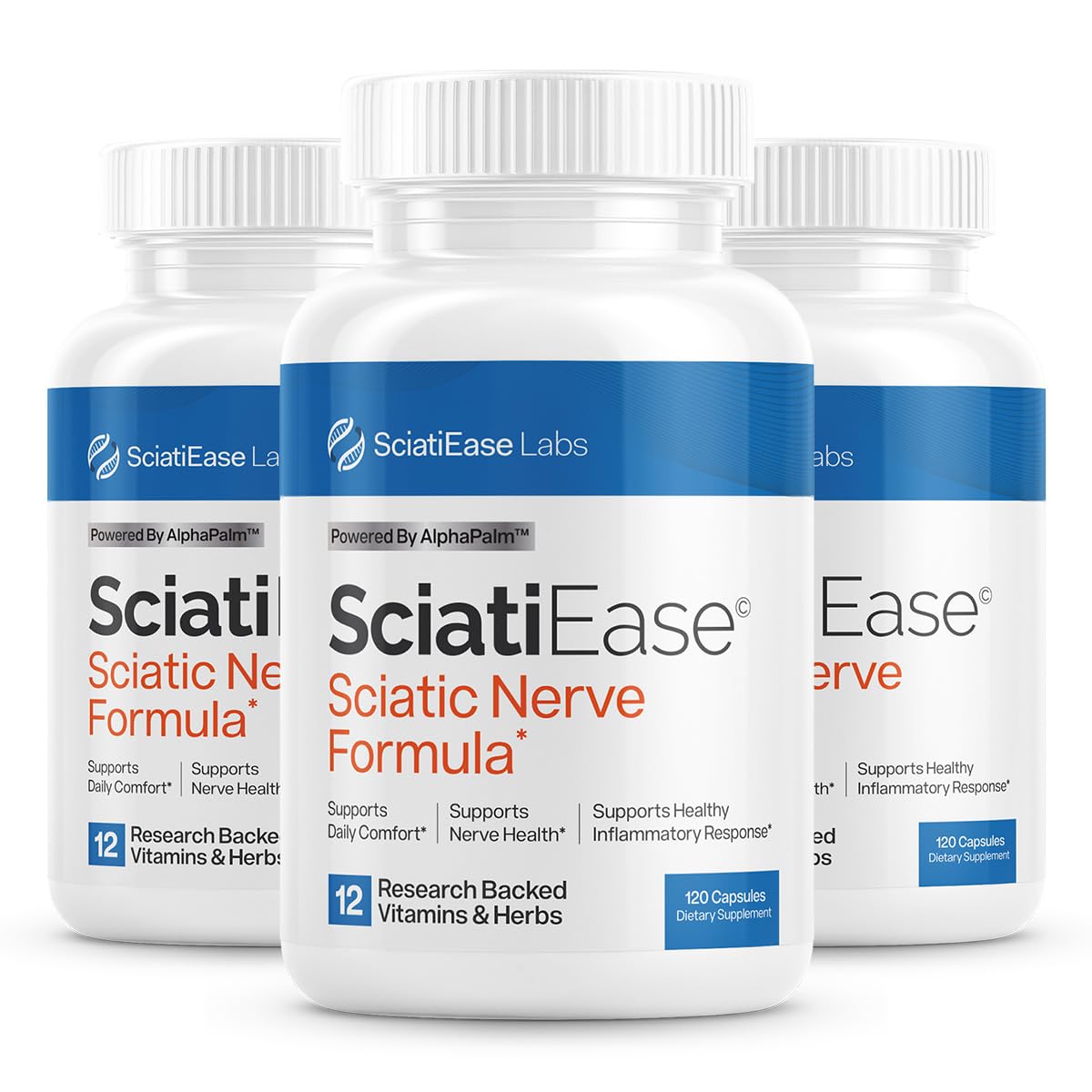 Sciatic Nerve Health Support Supplement - 120 Capsules