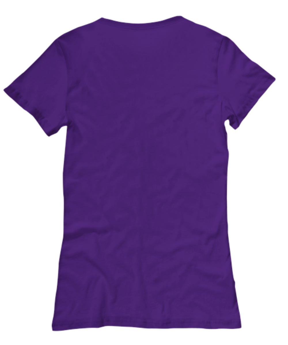 Valentines Gift for Her XOXO Skull Graphic T-Shirt Purple