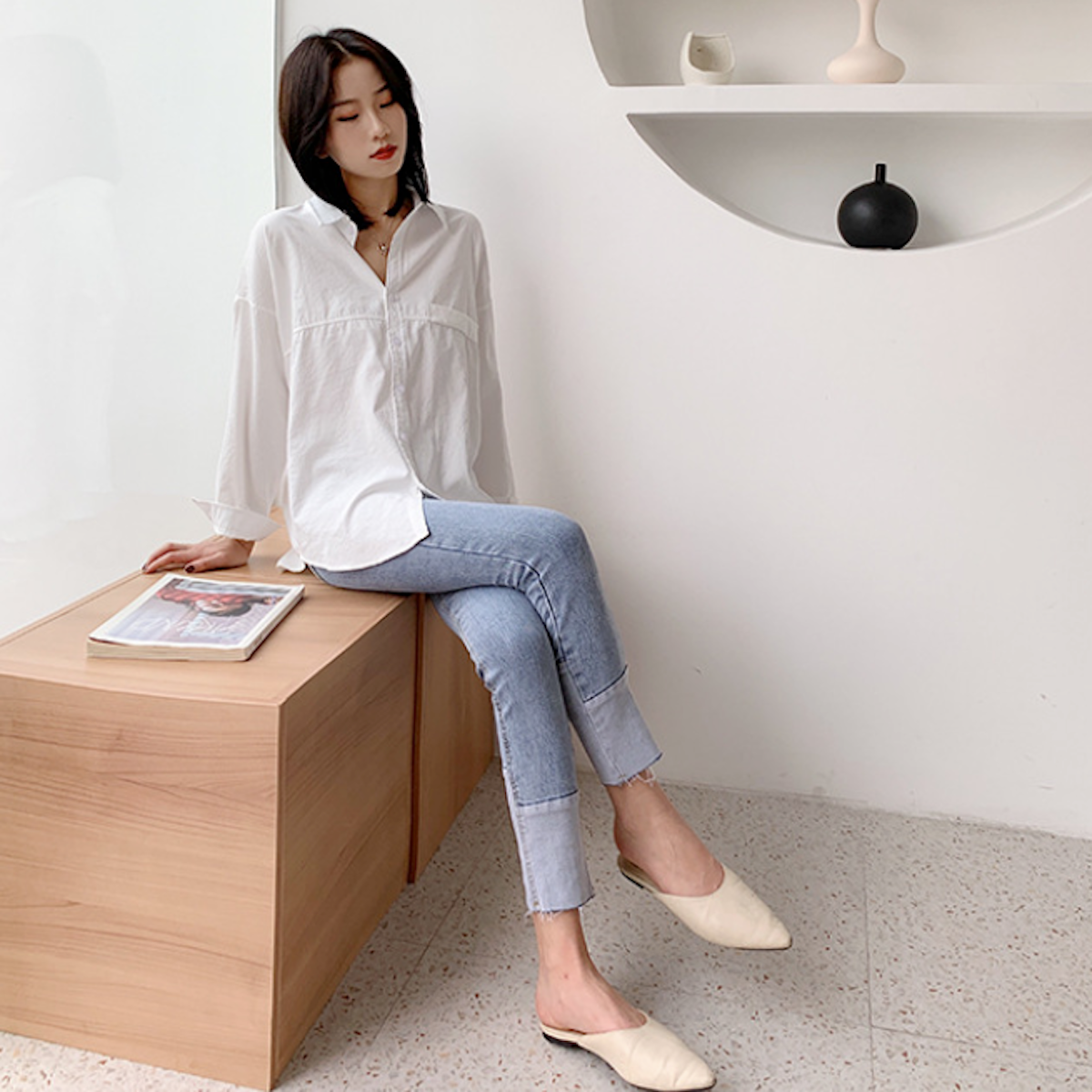 Women's Relaxed Fit Long-Sleeve Shirt