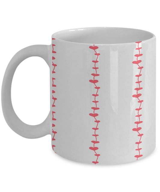 Heart on a String Valentine's Day Mug