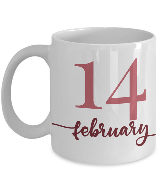 14 February Coffee Mug