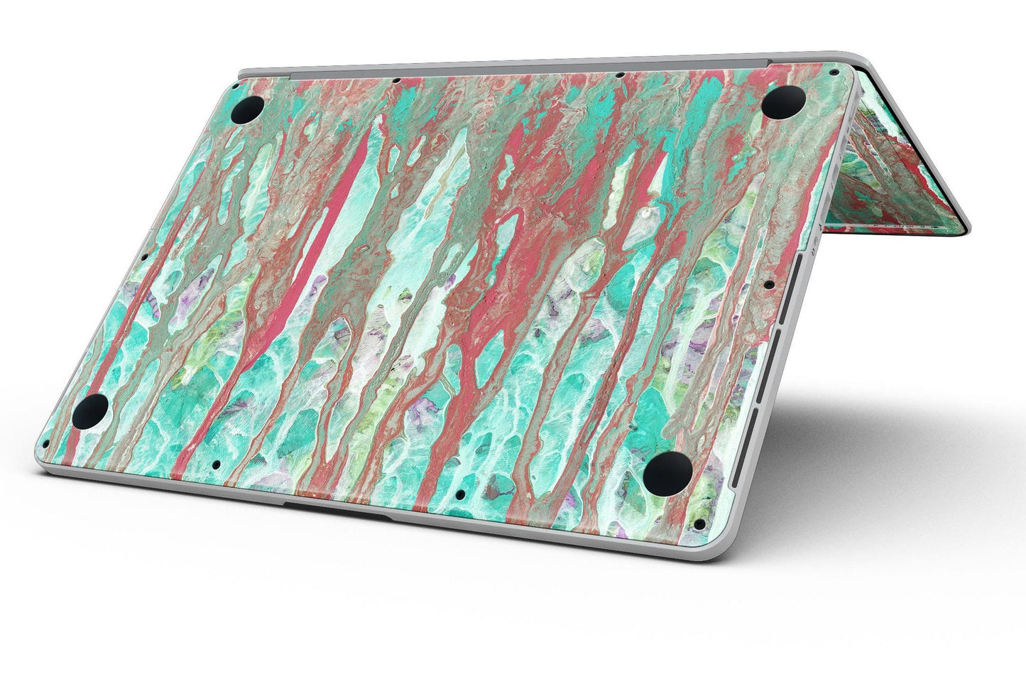 Abstract Wet Paint Mint Rustic - MacBook Pro with Retina Display