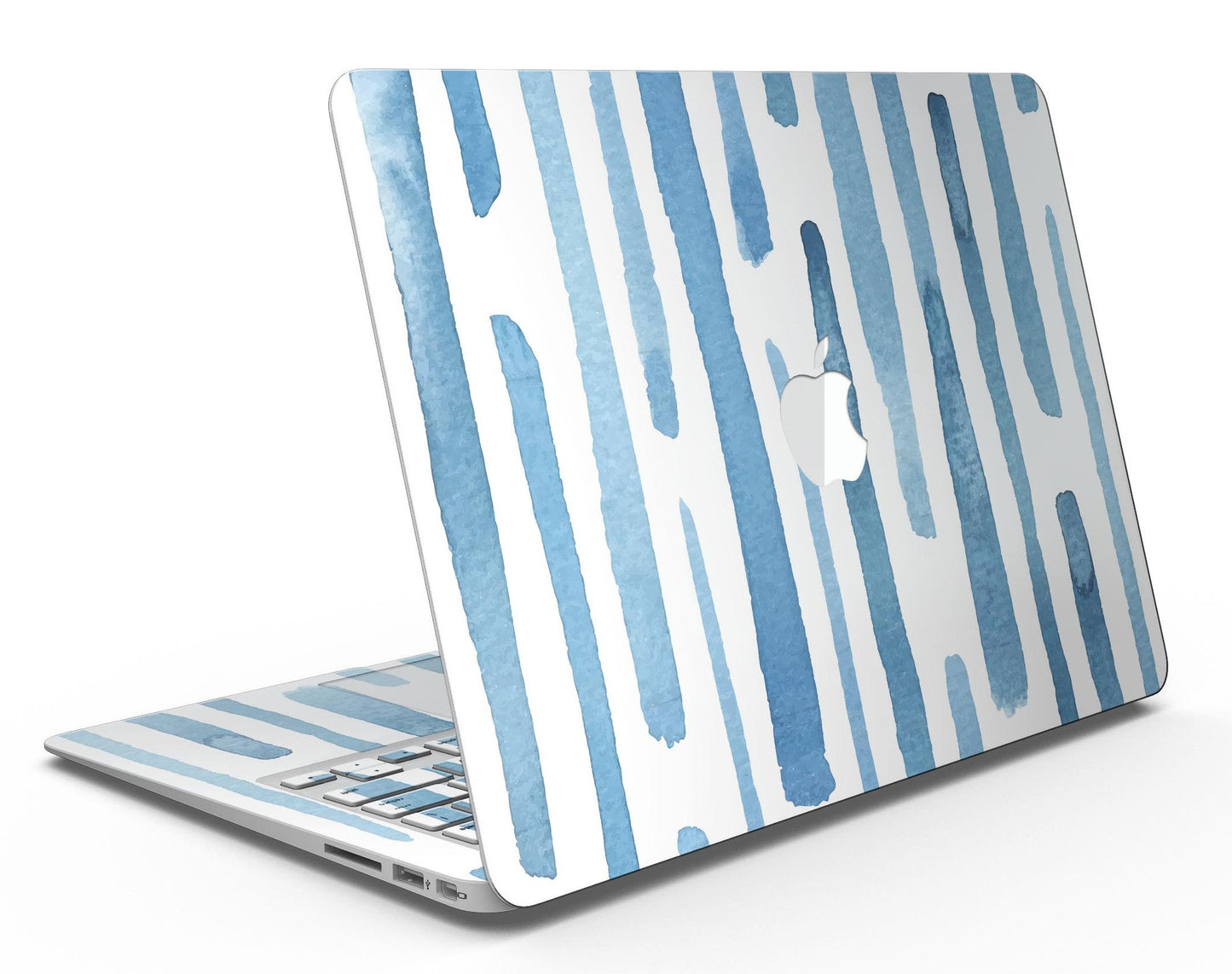 Blue Abstract WaterColor Strokes - MacBook Air Skin Kit