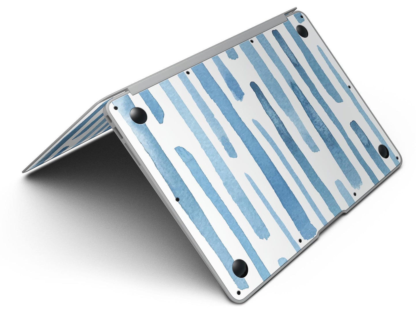 Blue Abstract WaterColor Strokes - MacBook Air Skin Kit