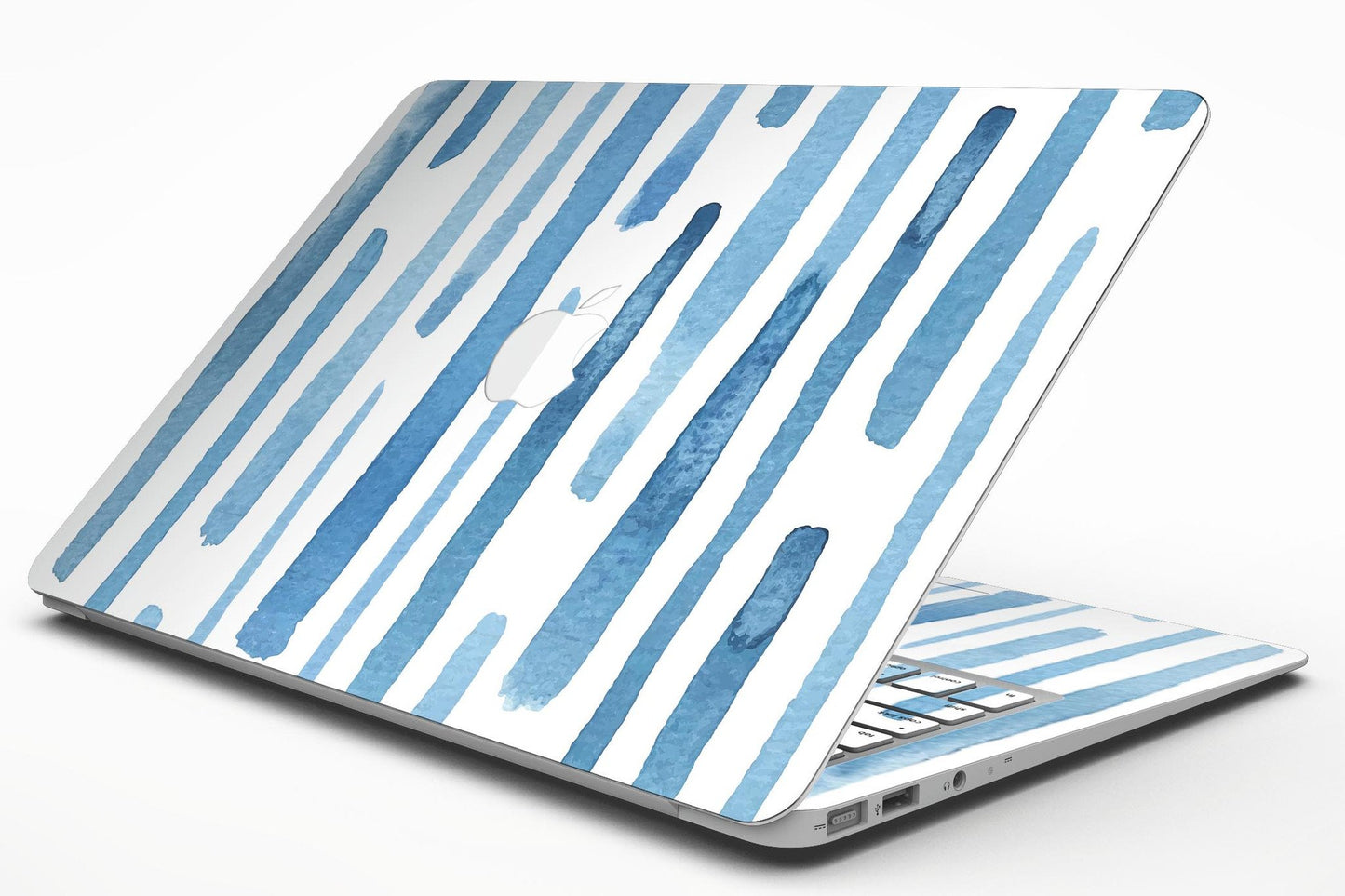 Blue Abstract WaterColor Strokes - MacBook Air Skin Kit