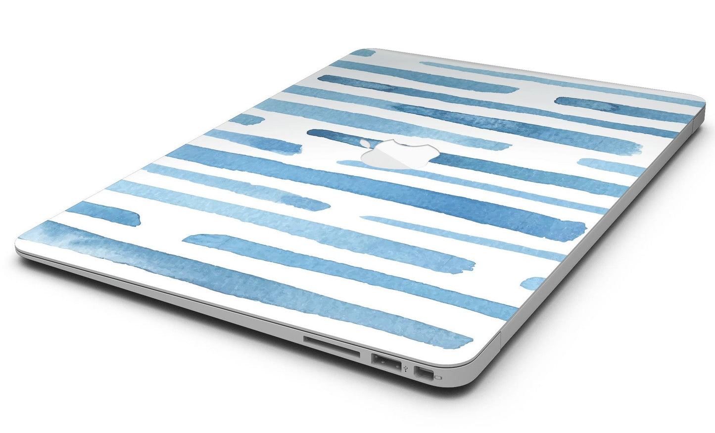 Blue Abstract WaterColor Strokes - MacBook Air Skin Kit