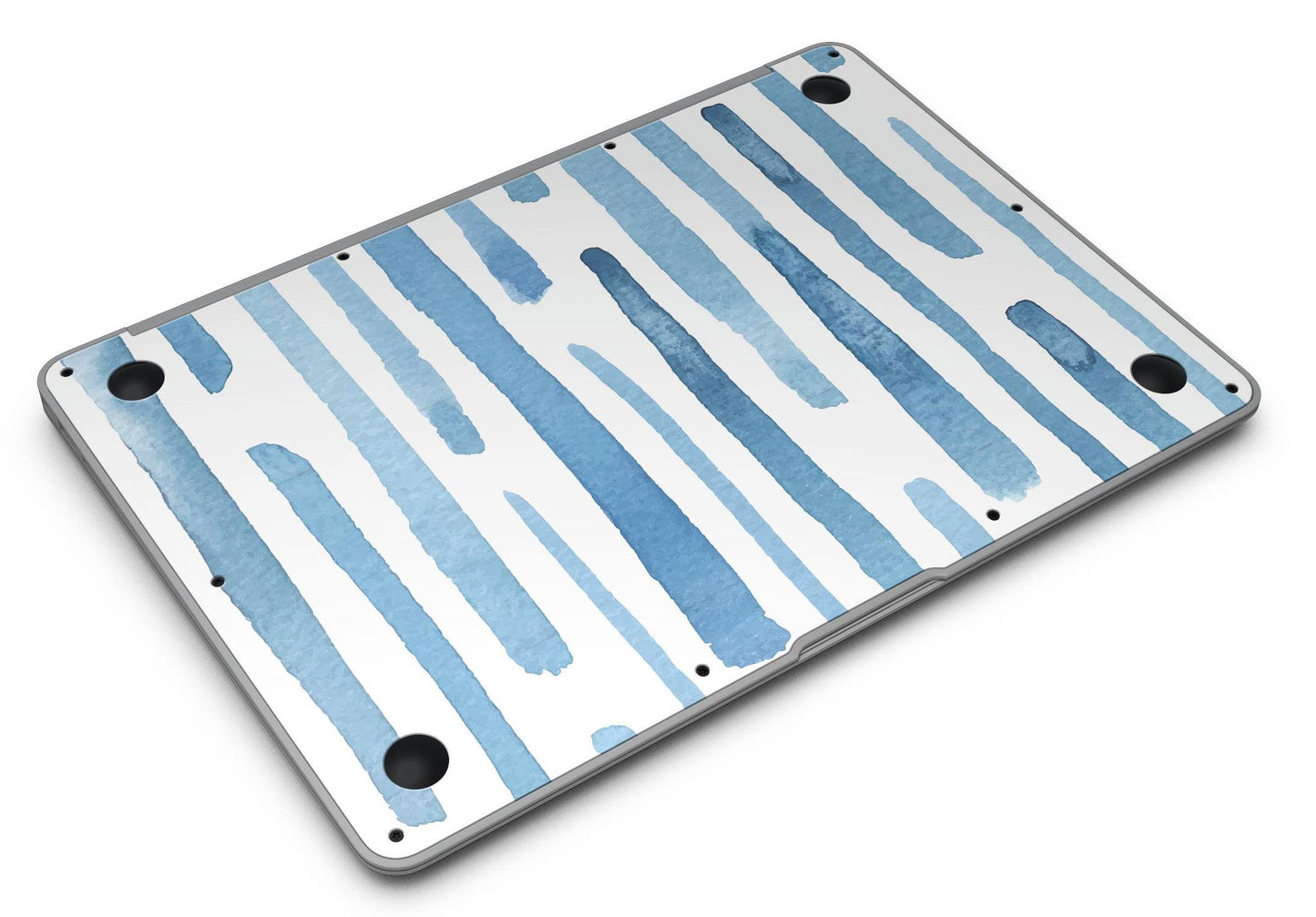 Blue Abstract WaterColor Strokes - MacBook Air Skin Kit