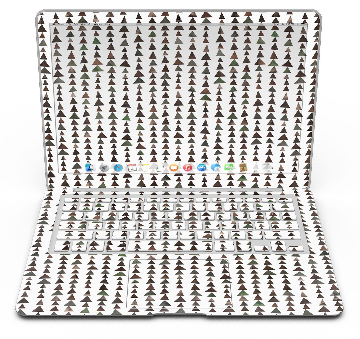 Camo Watercolor Triangle Pattern V2 - MacBook Air Skin Kit