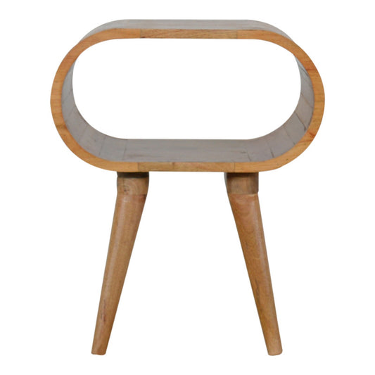Circular Open Bedside Table