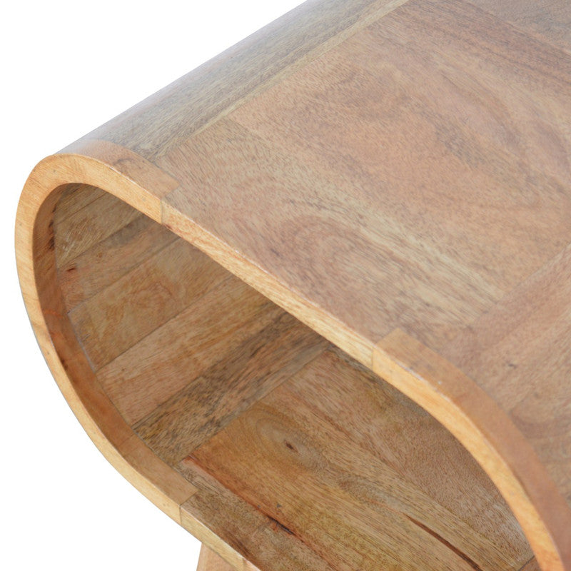 Circular Open Bedside Table