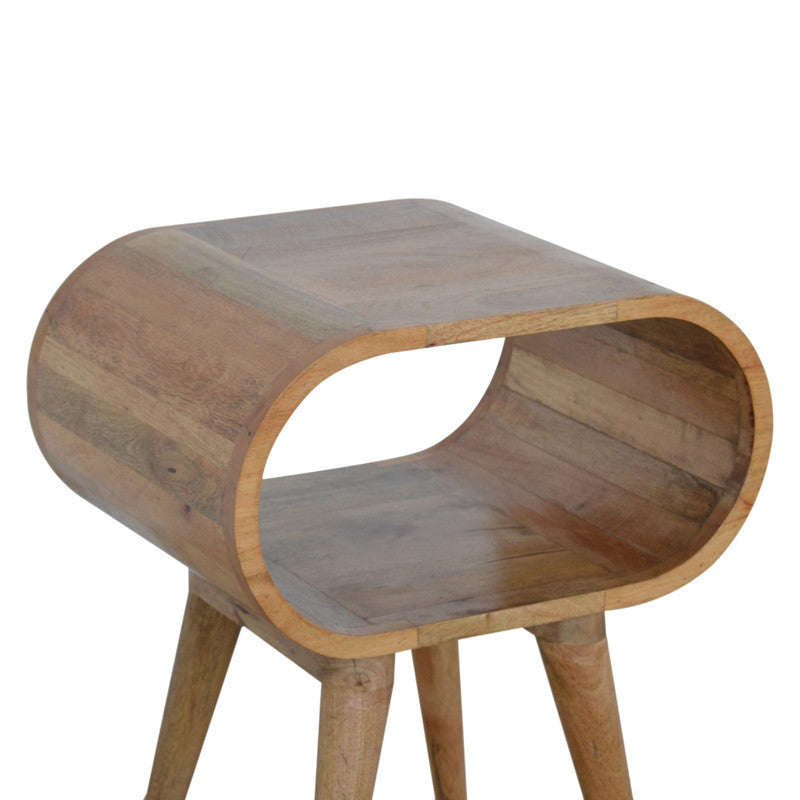Circular Open Bedside Table