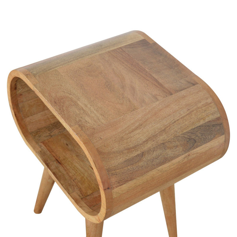 Circular Open Bedside Table