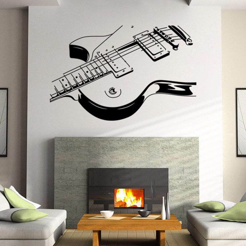 Removable Guitar Wall Sticker