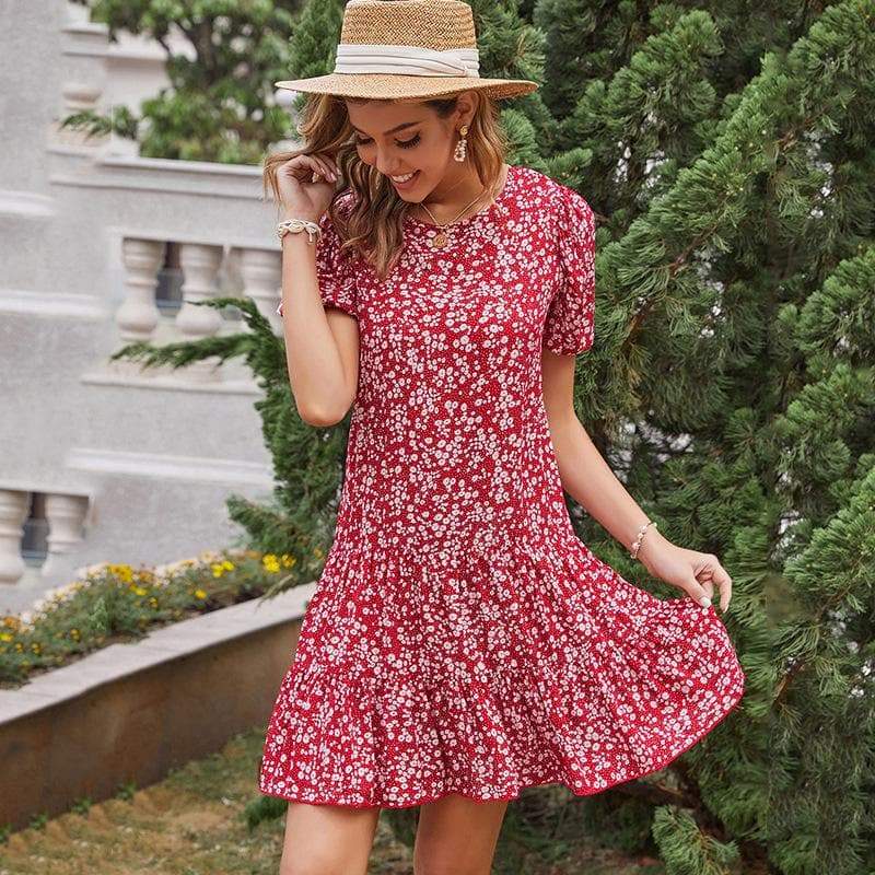 Brunch Soft Floral Tunic Dress